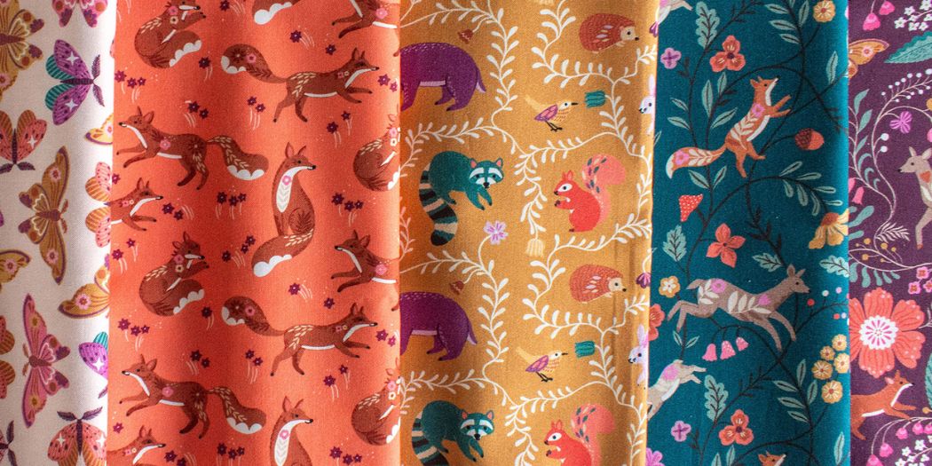 Dashwood Studio Wild Folk by Janine Bethane - Fabric Design Treasures
