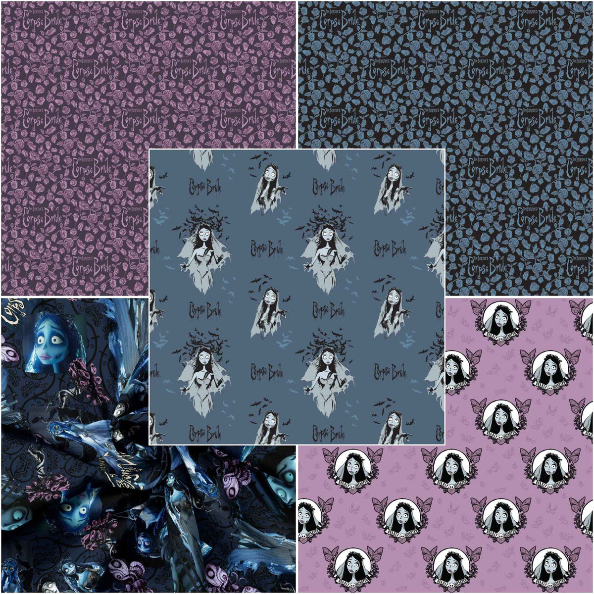 Corpse Bride - Fabric Design Treasures