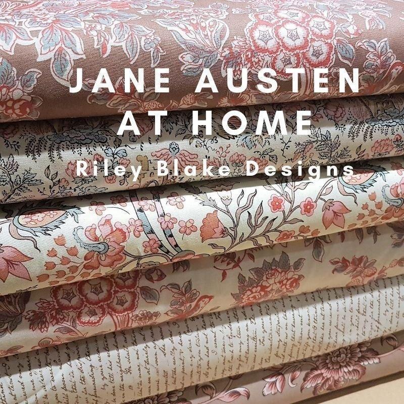 Jane Austen at Home Fabric Line Riley Blake Designs - Fabric Design Treasures