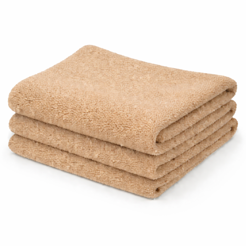 Gravel anti-pill polar fleece fabric folded stack soft polyester fleece by Camelot Fabrics