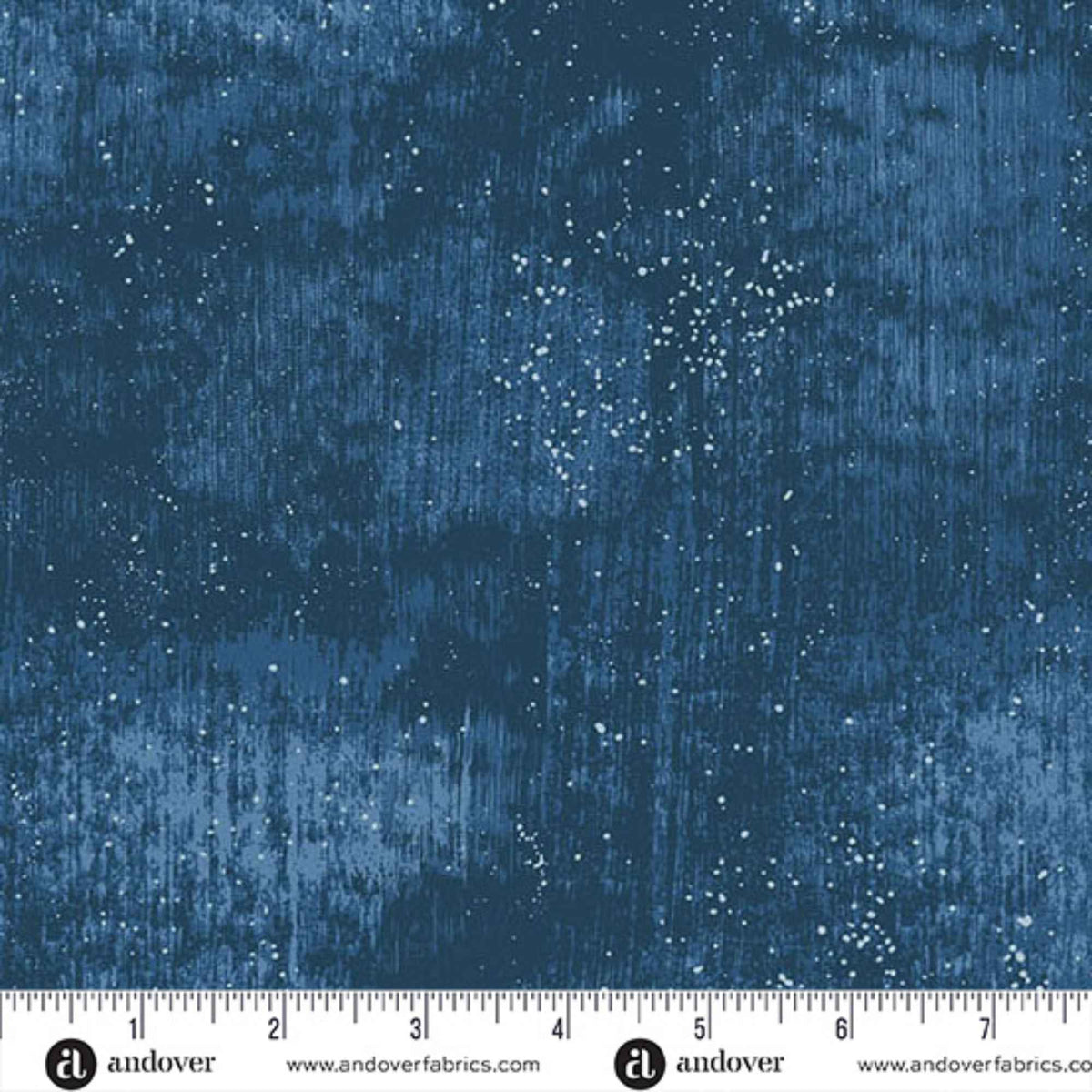 Glaze III Indigo Blue Textured Blender Fabric A830-T7 by Libs Elliott for Andover Fabrics