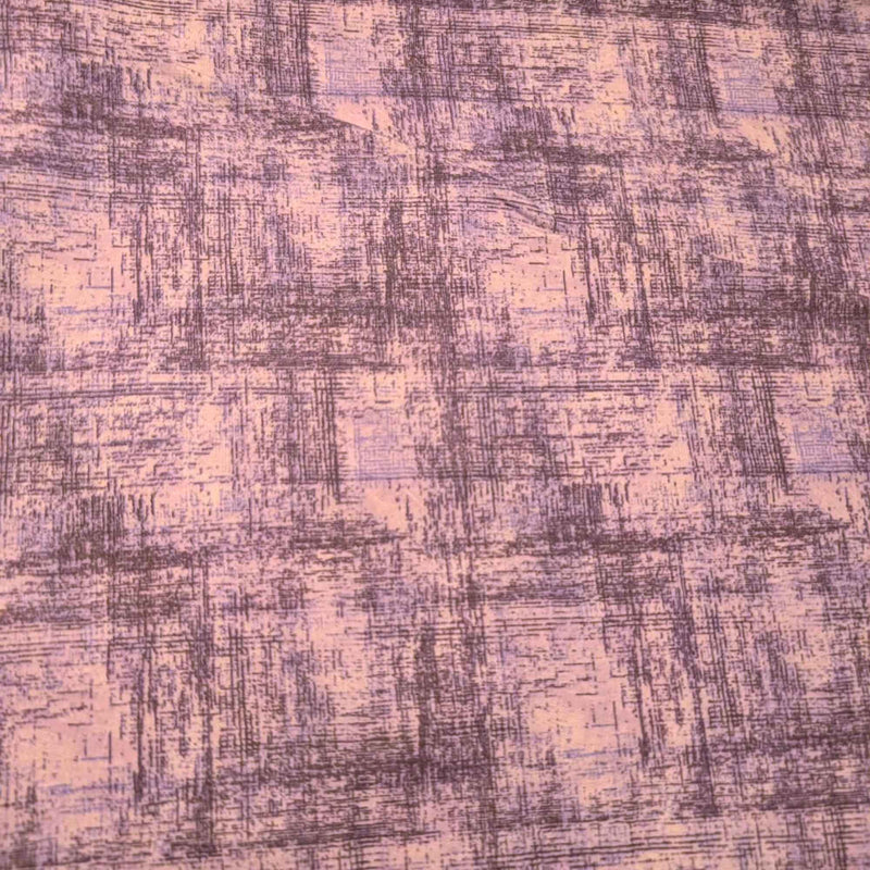 108 inch wide brushed cotton flannel wideback with mauve textured plaid design for seamless quilt backing