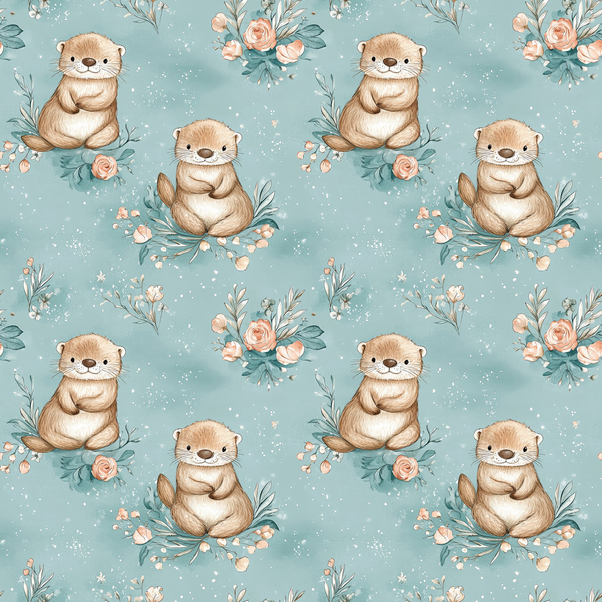 Otter laminated PUL fabric texture detail waterproof polyester knit