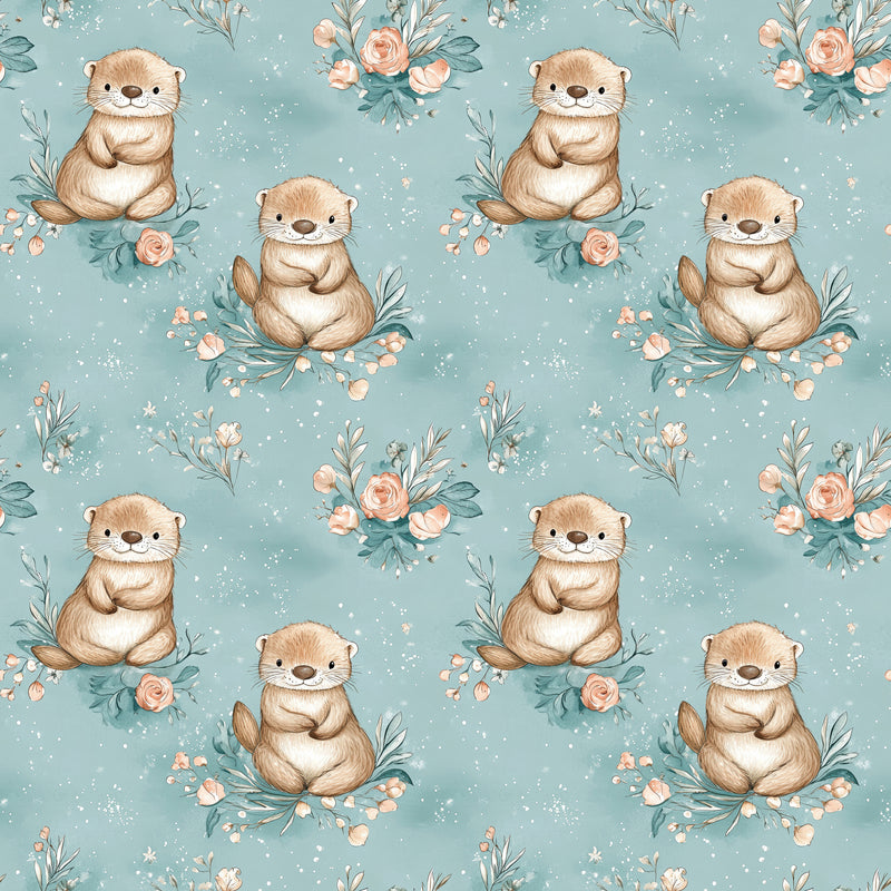 Otter laminated PUL fabric texture detail waterproof polyester knit