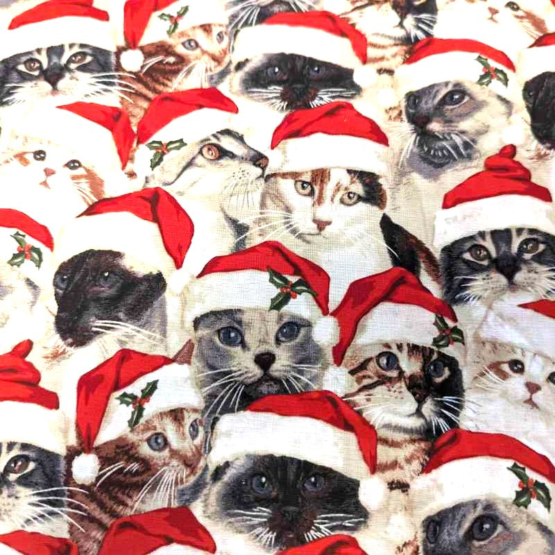 Patty Reeds' Christmas Cats, Rare OOP | Fabric Design Treasures