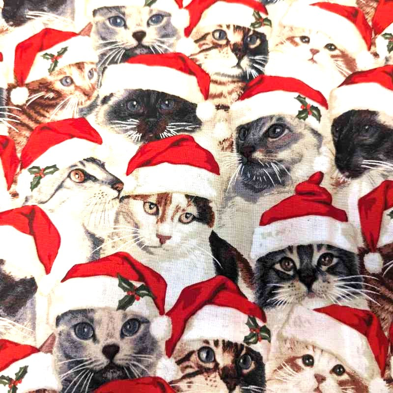 Patty Reeds' Christmas Cats, Rare OOP | Fabric Design Treasures