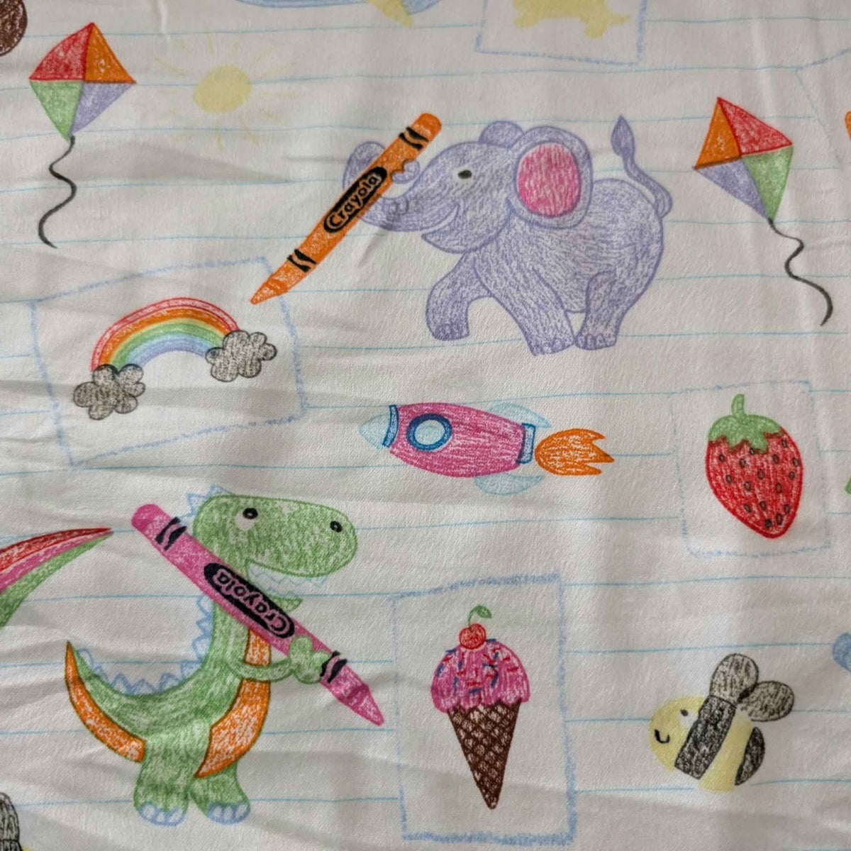 Soft flannelette fabric made from a blend of 70% bamboo-derived viscose and 30% cotton.