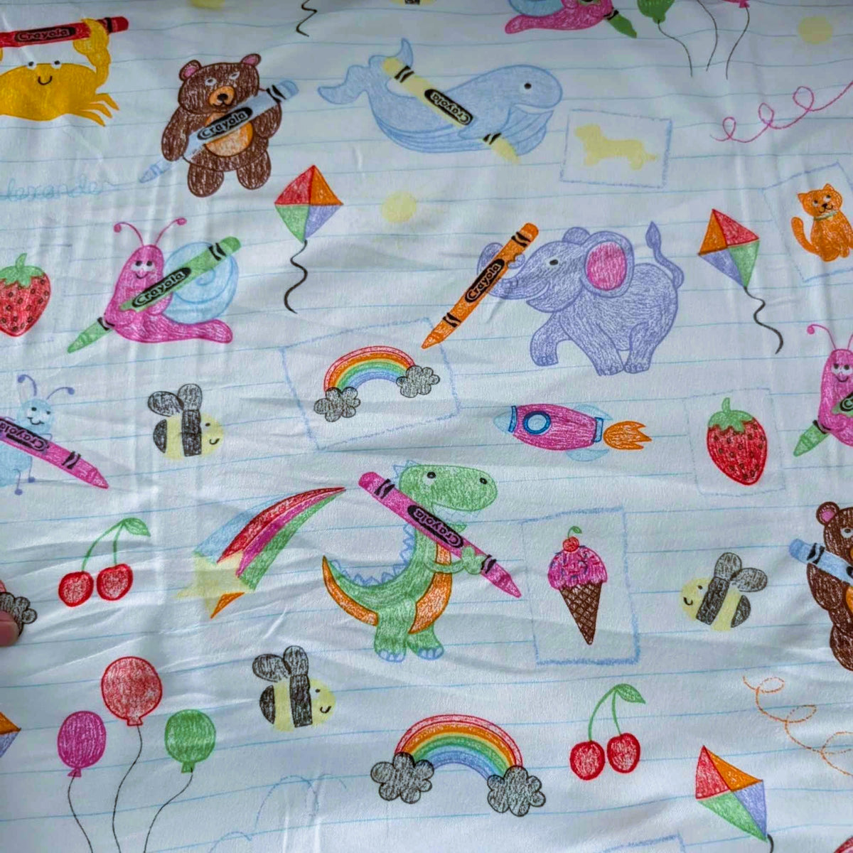 Soft flannelette fabric made from a blend of 70% bamboo-derived viscose and 30% cotton.
