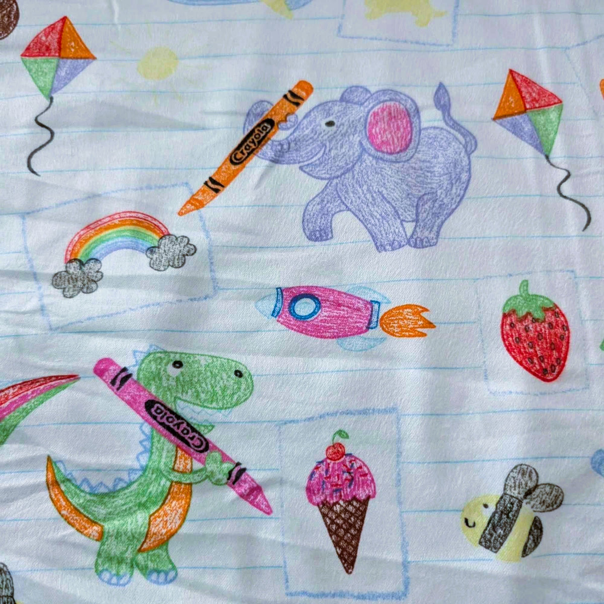 Soft flannelette fabric made from a blend of 70% bamboo-derived viscose and 30% cotton.