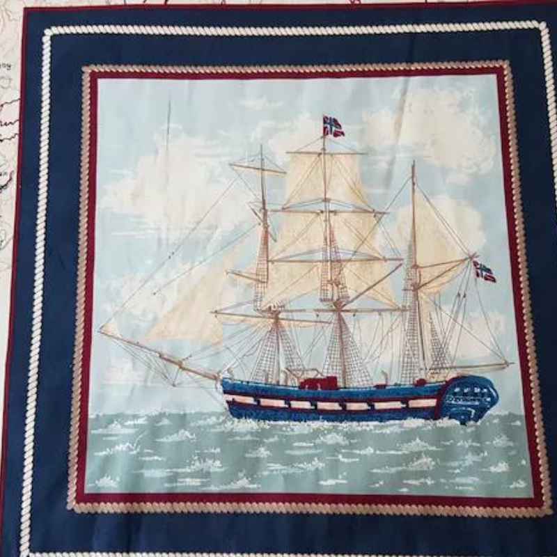 Ancient Mariners Pillow Panel CP34980 17.5"x45"