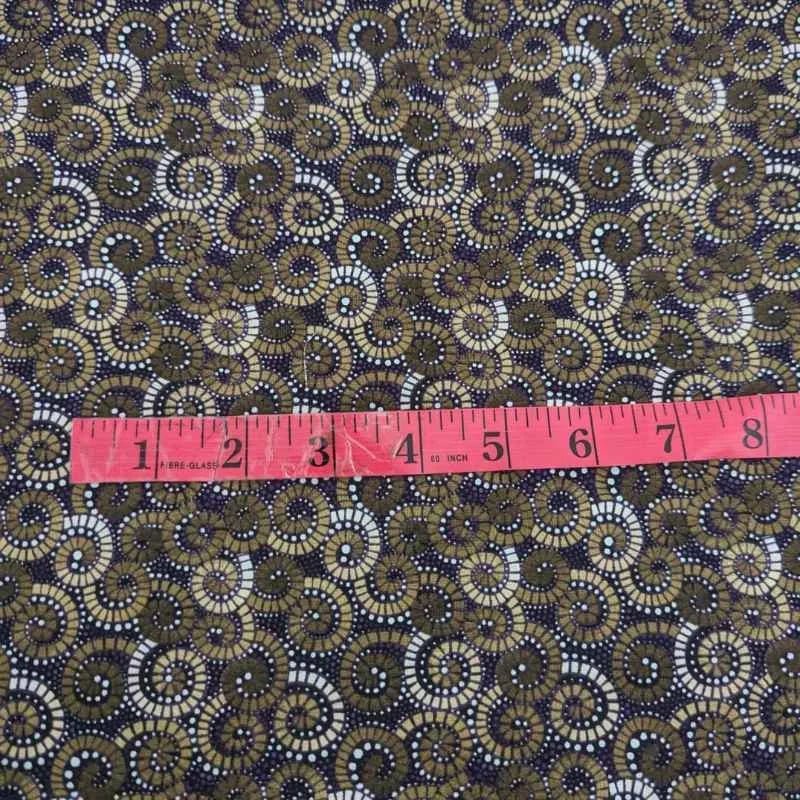 Brown Swirl, Way Under by Oasis Fabrics