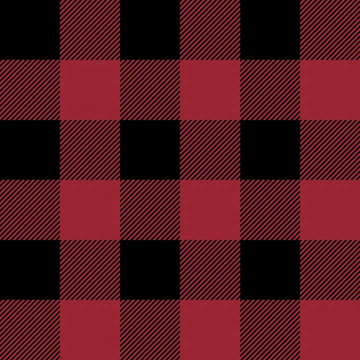 Buffalo Plaid Cotton Fabric – Crimson | North of Ordinary