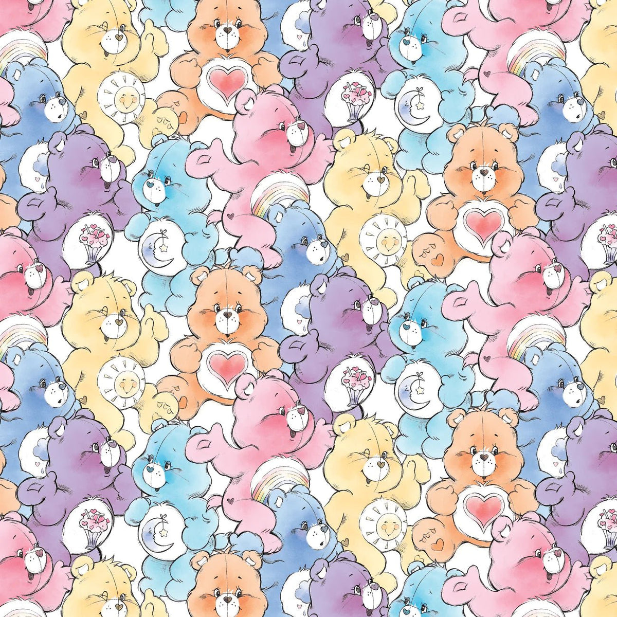 Care Bears All Over, Care Bears Sketch Art