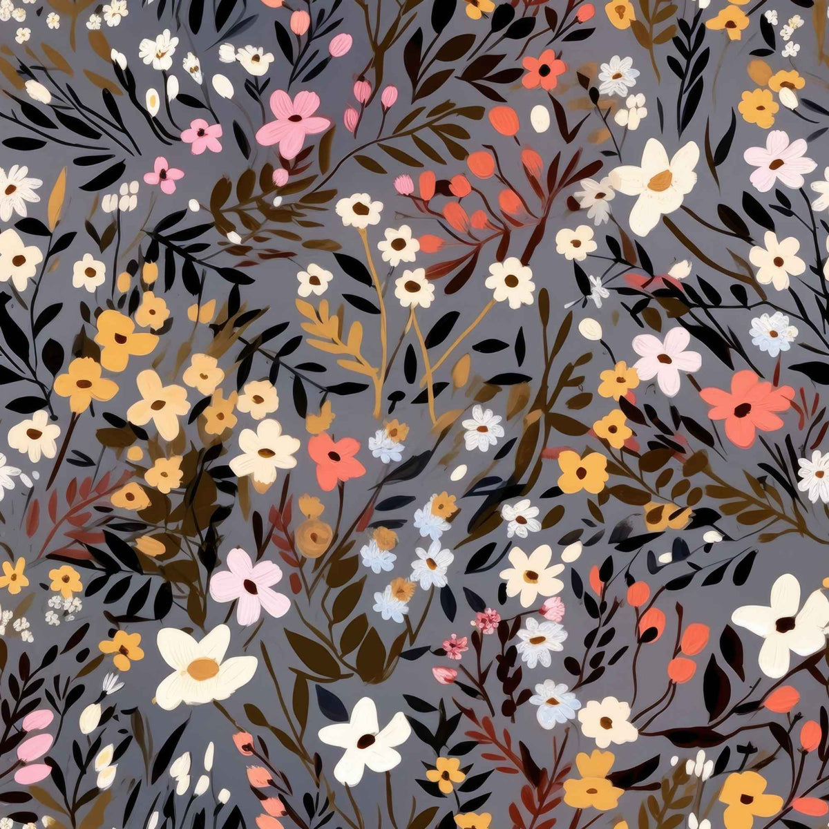 Floral Meadow PUL Fabric | Waterproof and Durable