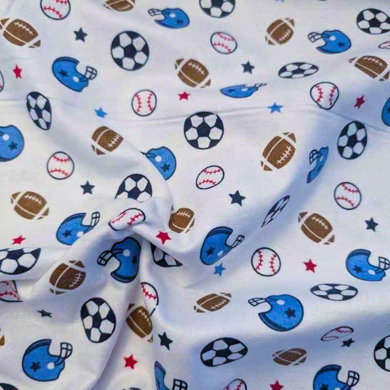 Football FLANNEL, Baseball, Soccer on White