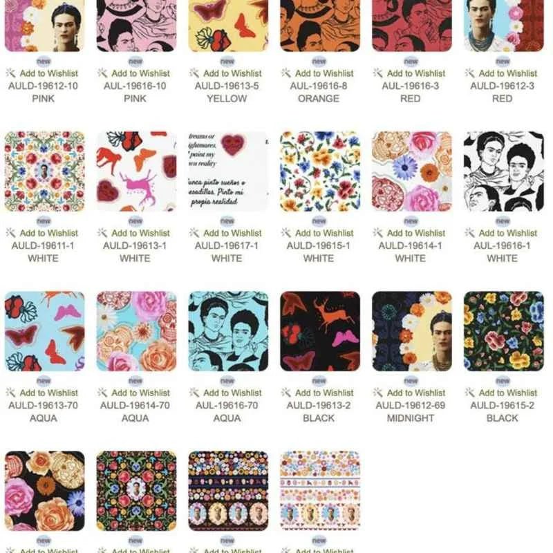 Frida Fat Quarter Bundle, Robert Kaufman, FQ-1689-22