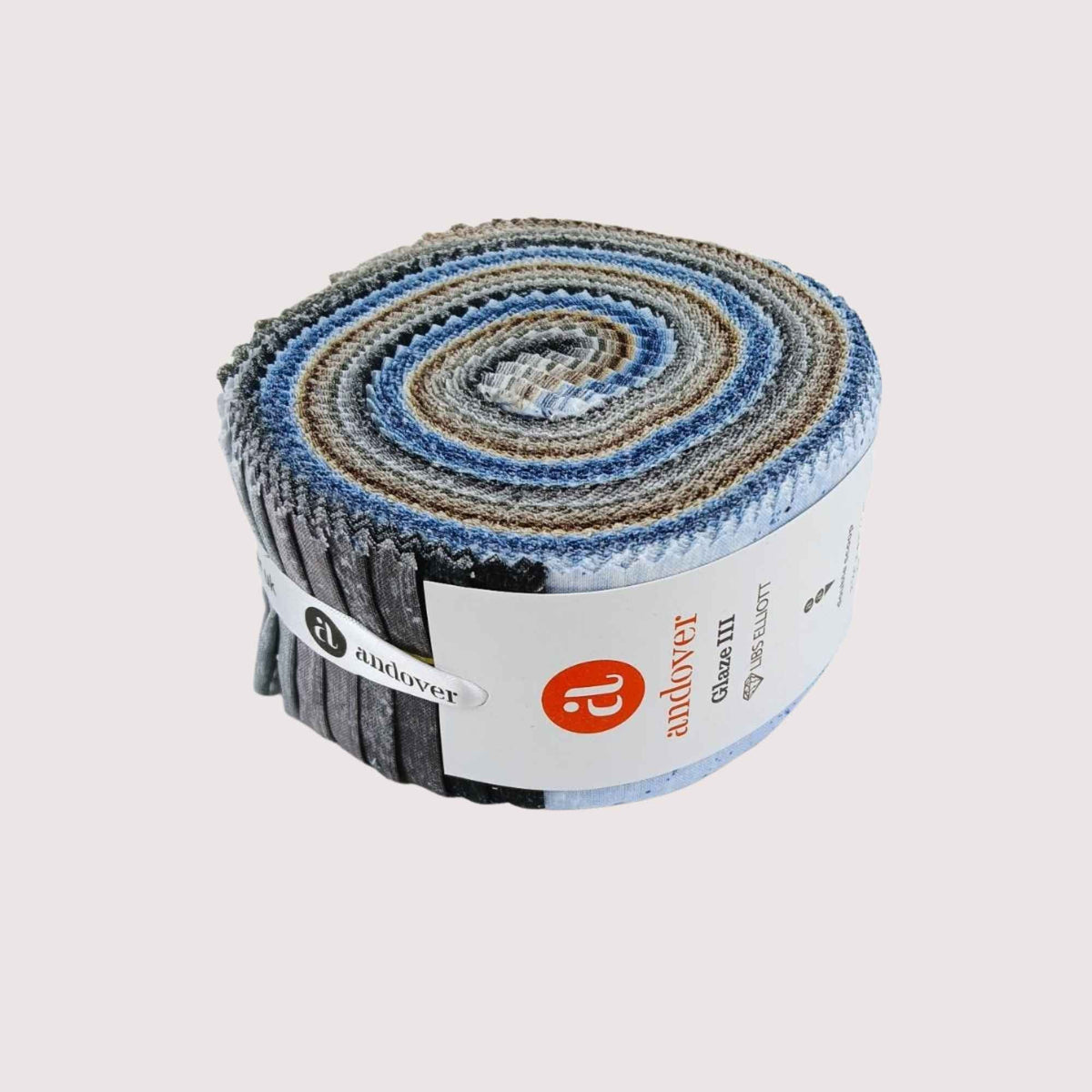 Glaze III Jelly Roll – 40 Strips by Libs Elliott, 40 2.5x44 - inch Strips