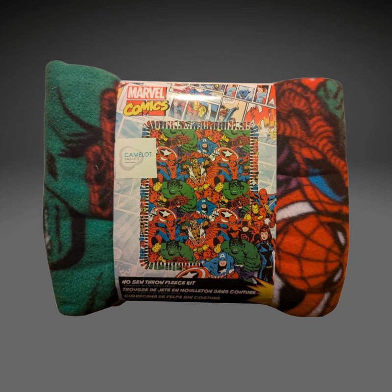 Marvel Comics No Sew Fleece Throw Kit