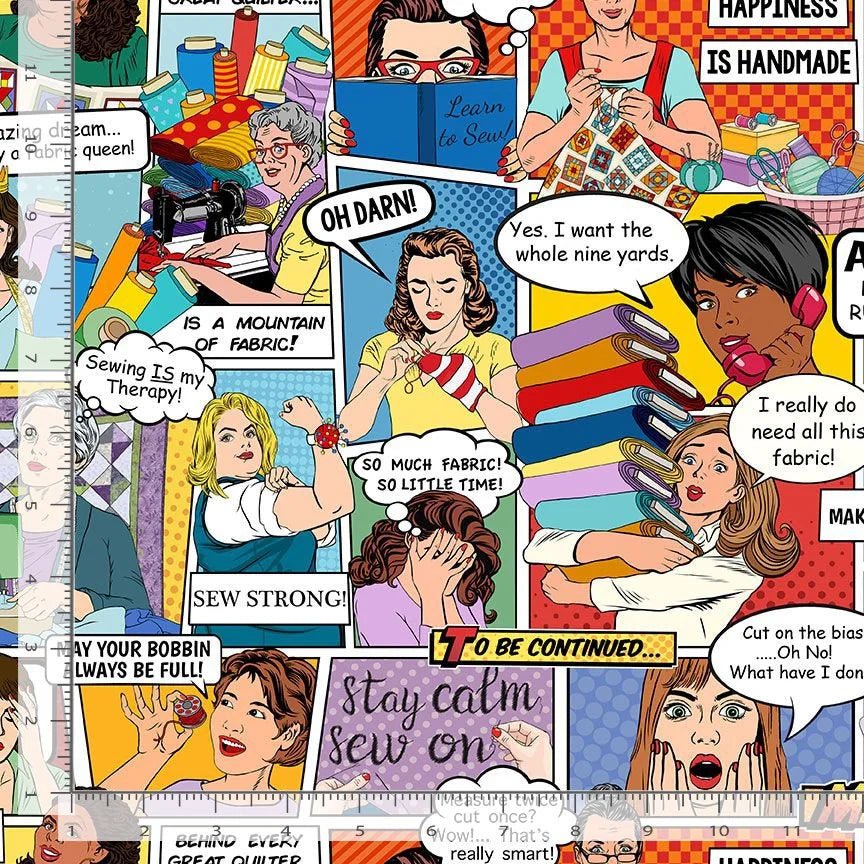 Material Girls - Sewing Comic Frame Stories