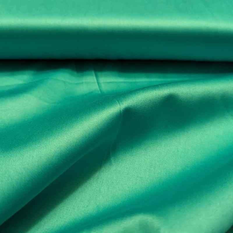 Mercer Sateen in Kelly Green