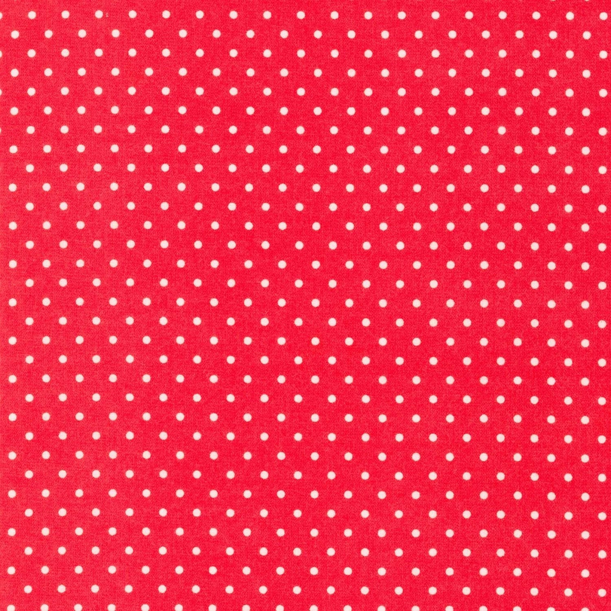 Polka Dot Red Cozy Cotton FLANNEL