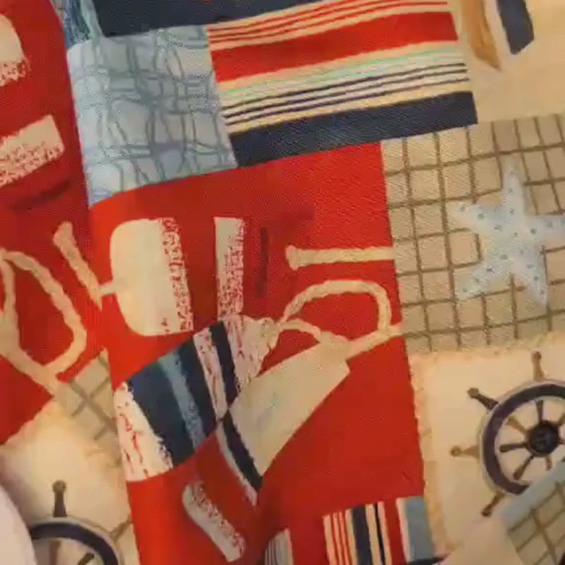 Harbour Days Nautical Cotton Fabric