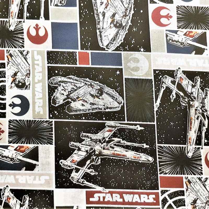 Star Wars Millennium Falcon and X - wing Fighters in Frames