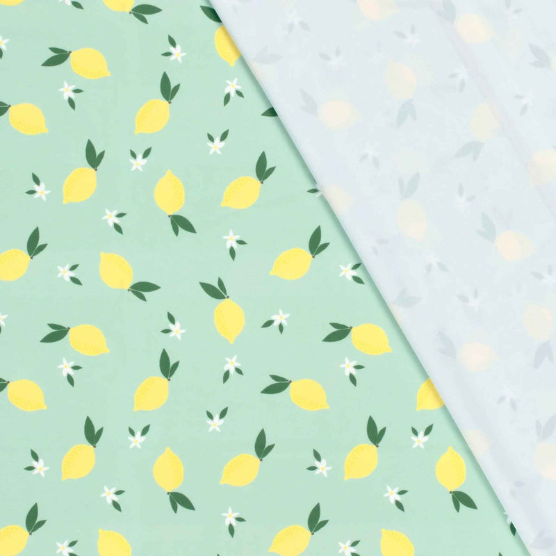 Swimwear Jersey UPF50 Recycled Fabric – Lemon Mint | Digital Print