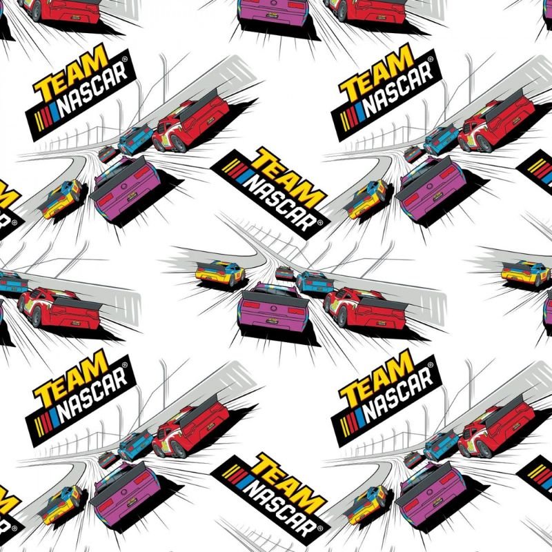 Team Nascar Tracks on White