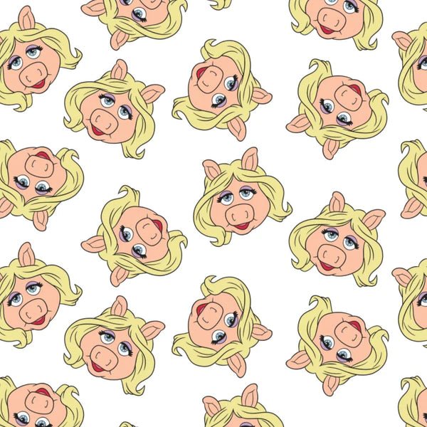 The Muppets - Miss Piggy Cotton fabric