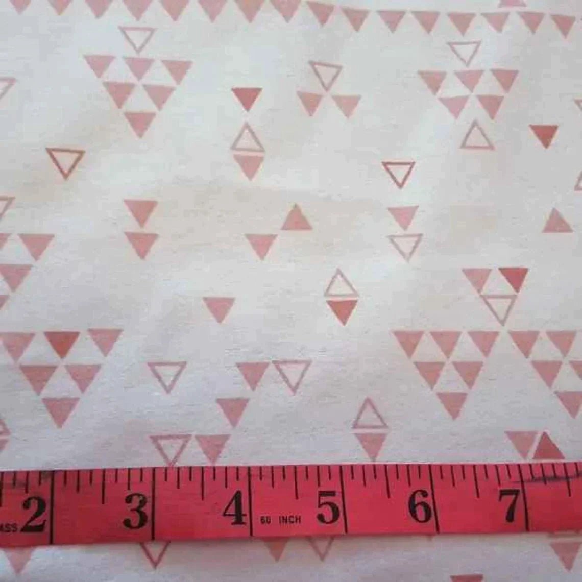 Baby Kisses Wide Back FLANNEL, 62" Wide, Pink Triangle Flannel