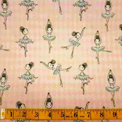 Ballet, Ballerina Fabric, Percale