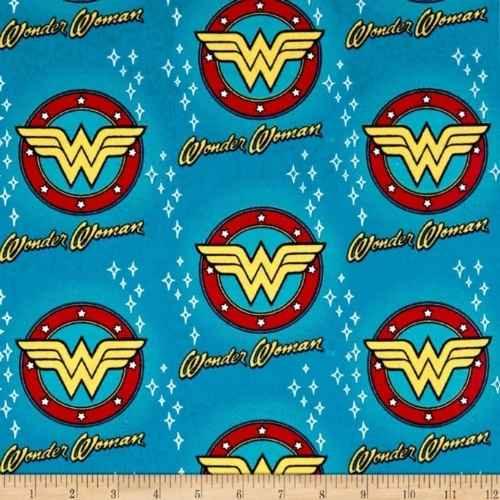 Camelot Fabrics, Licensed Wonder Woman Flannel Fabric