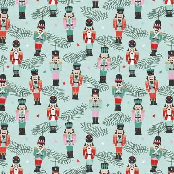 Christmas Nostalgia Nutcracker Fabric