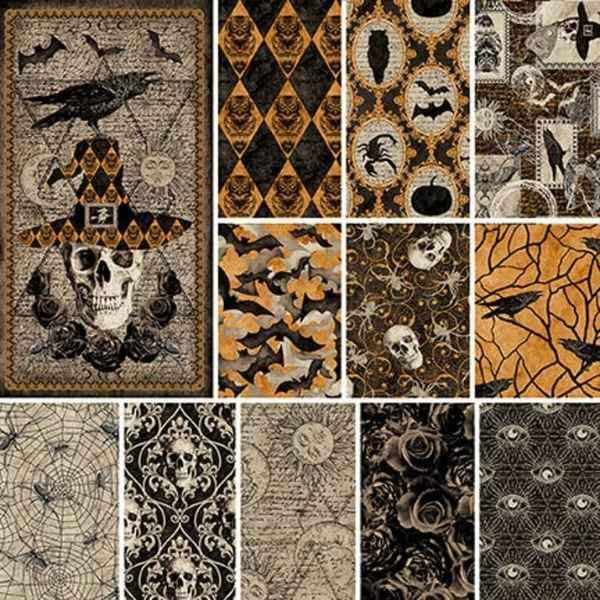 Deja Boo - Fat Quarter 11pc Bundle and Panel