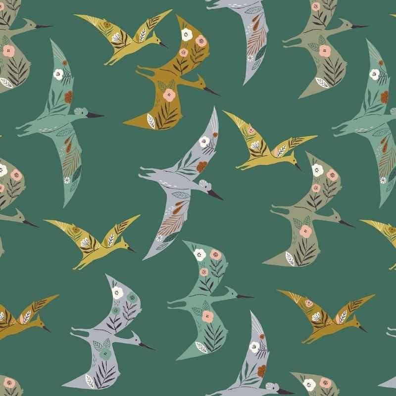 Dinosaur Fabric Dashwood Studio Roar Collection 2004