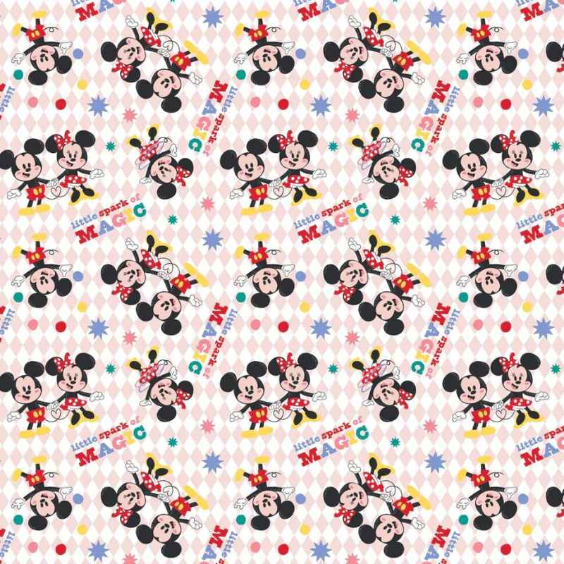Disney - Character Nursery - Mickey Mouse Magic - Pink | Fabric Design Treasures