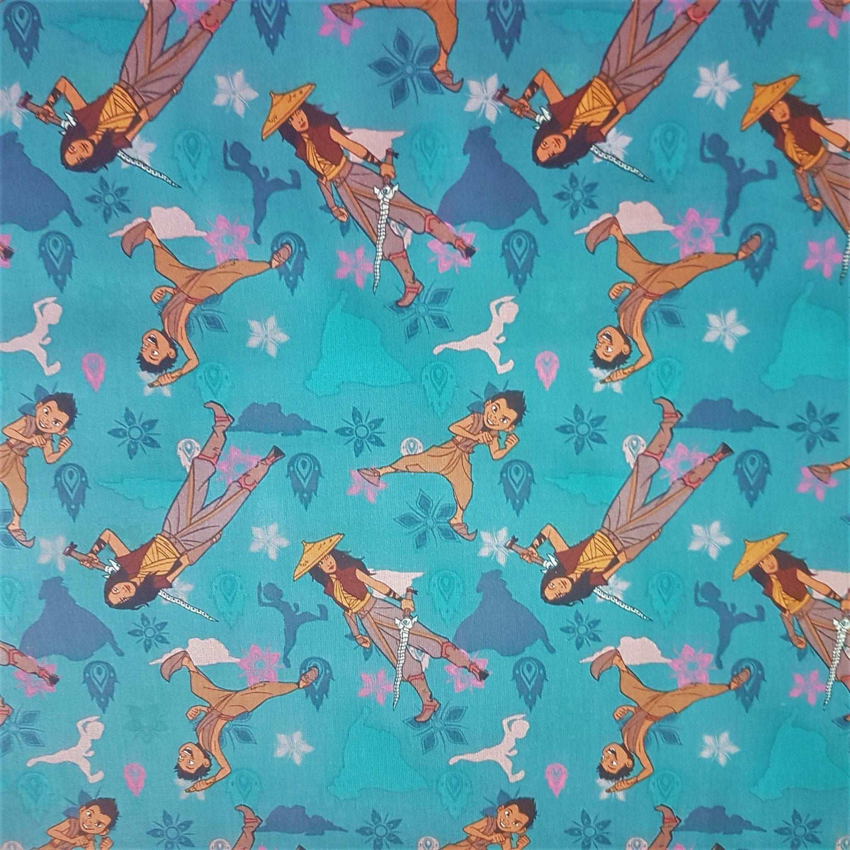 Disney Raya and the Last Dragon Cotton Fabric