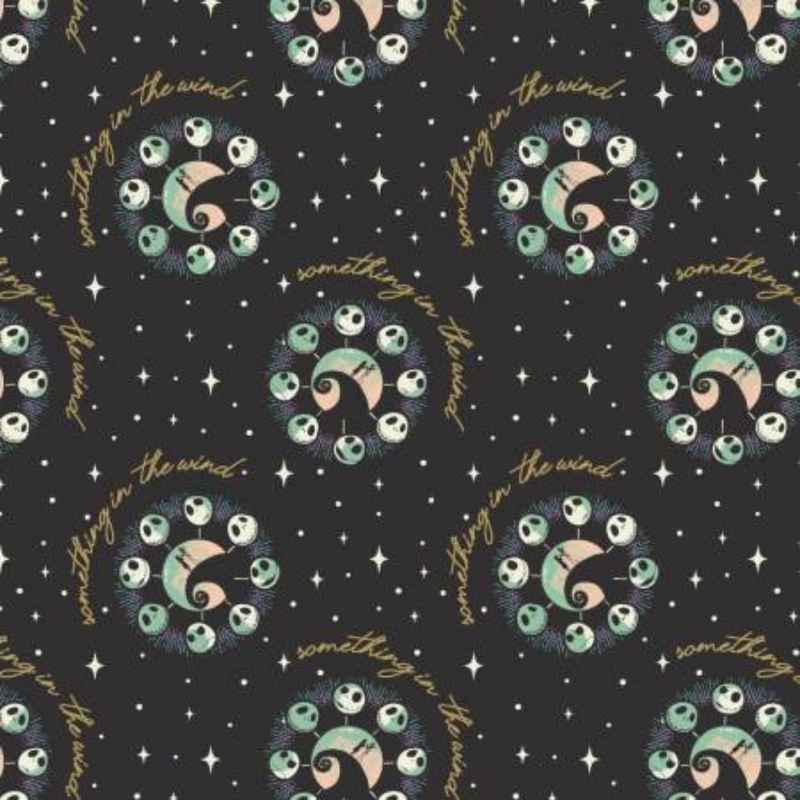 Disney Something in the Wind, Tim Burton's Nightmare Before Christmas | Fabric Design Treasures