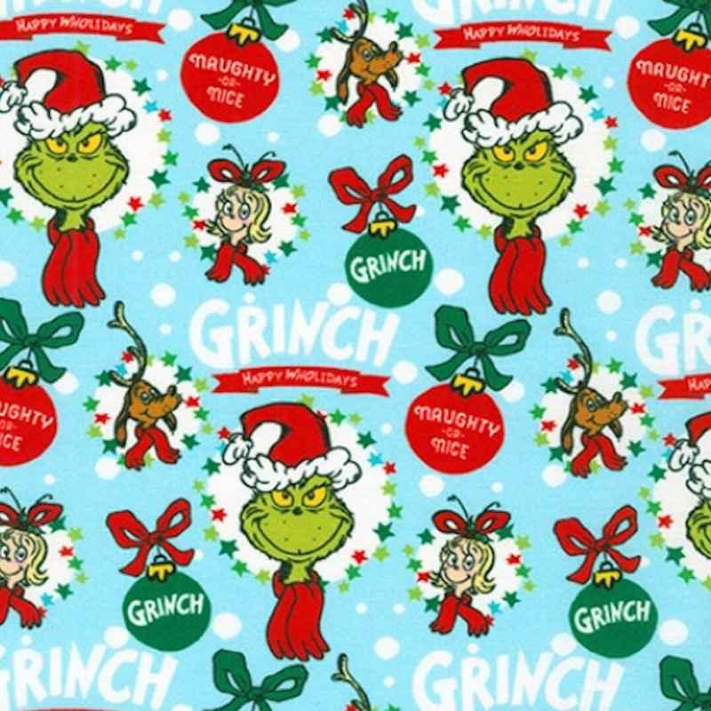 Dr. Seuss Christmas FLANNEL, Grinch and Cindy Lou