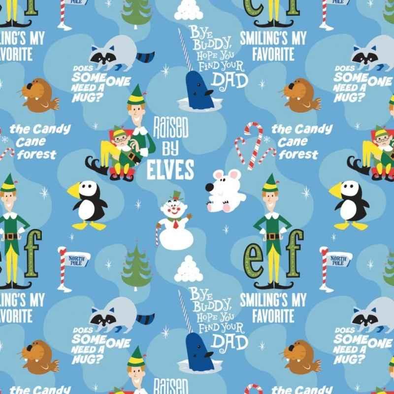 Elf Fabric, Elf Movie Moments Fabric