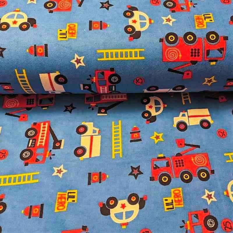 First Responder FLANNEL, Lil Hero Flannel Fabric