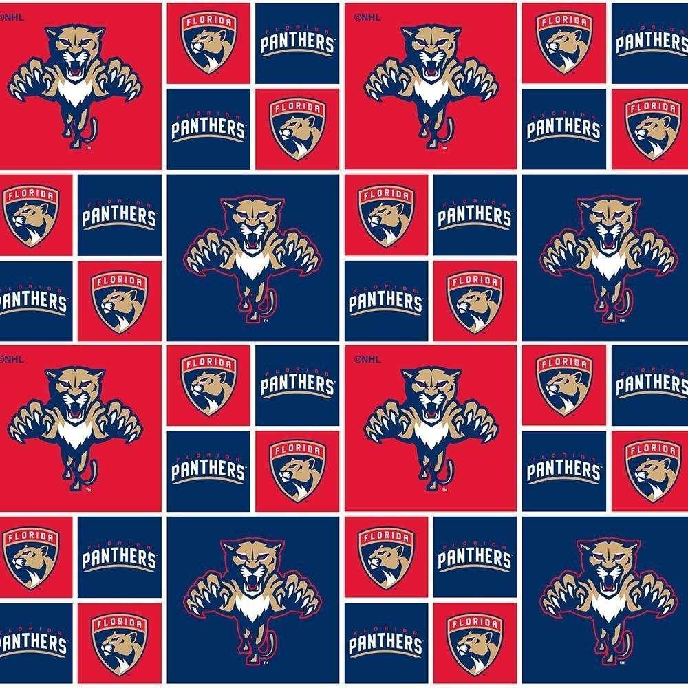 Florida Panthers NHL Hockey Fabric