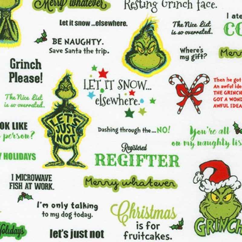 How the Grinch Stole Christmas - All About the Grinch | Fabric Design Treasures