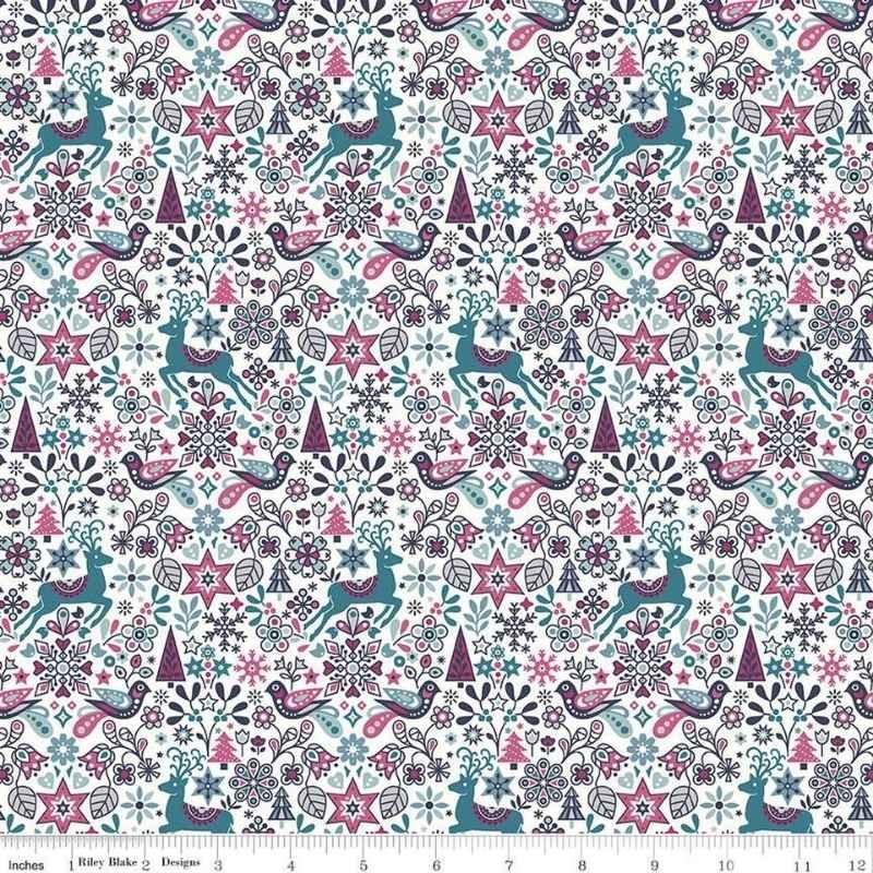 Liberty of London, Woodland Wonderland, A Woodland Christmas Fabric