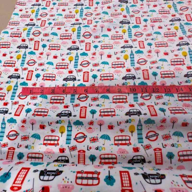 London Charm FLANNEL by Camelot Fabrics | Fabric Design Treasures