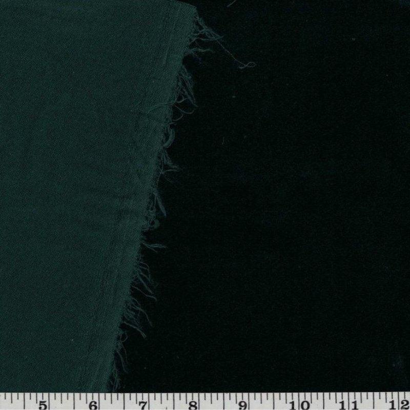 Lush VELVETEEN Fabric in Solid Hunter Green