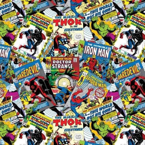 Marvel Fabric - Comic Book Compilation Fabric