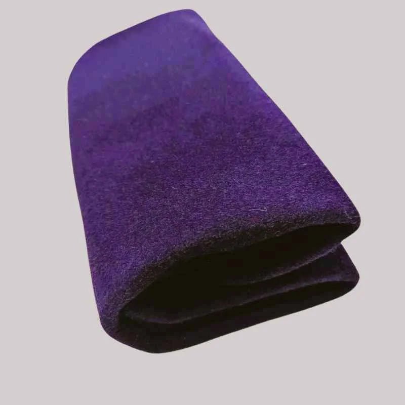 Melton Wool in Imperial Purple