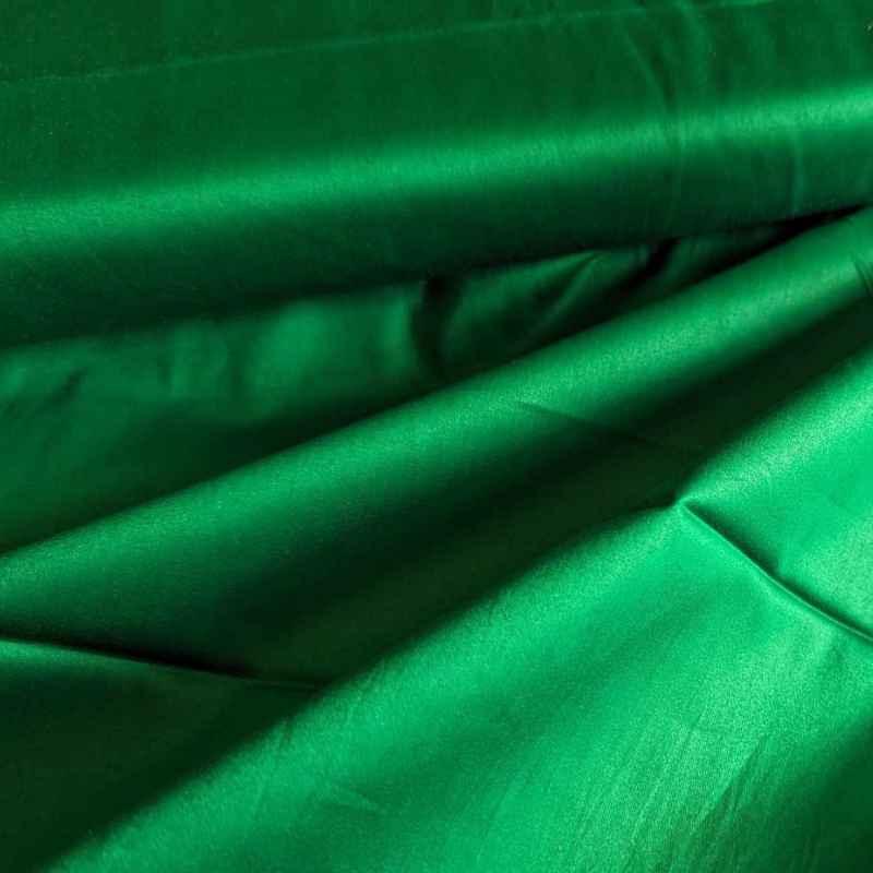 Mercer Sateen in Kelly Green